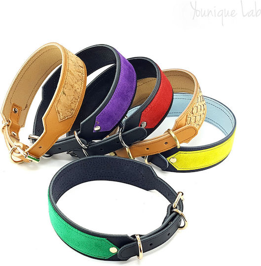 Younique Lab Dog Leash/Lead Leather SMALL in Black color 3cm
