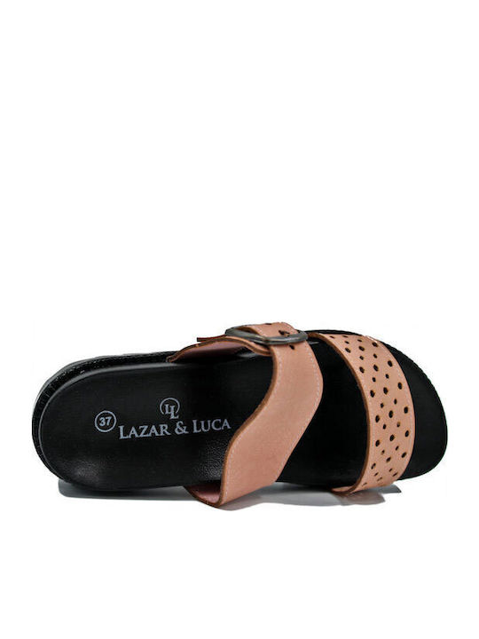 Women's Flat Sandals Anatomic in Pink Color