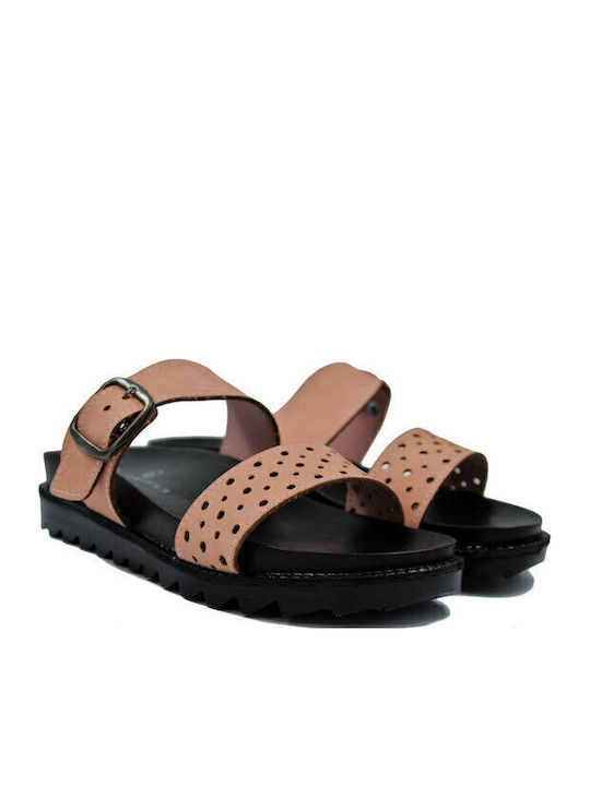Women's Flat Sandals Anatomic in Pink Color