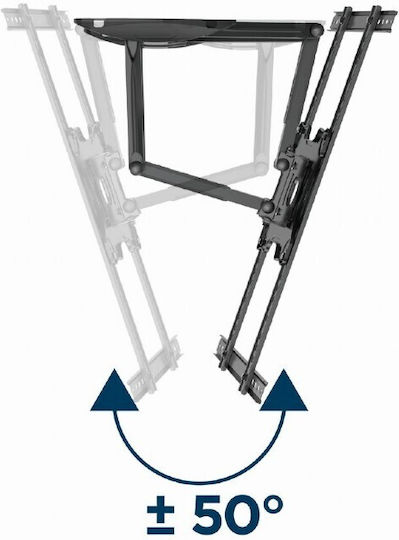 Gembird WM-75ST-01 Βάση Τηλεόρασης Τοίχου έως 75" και 45.5kg