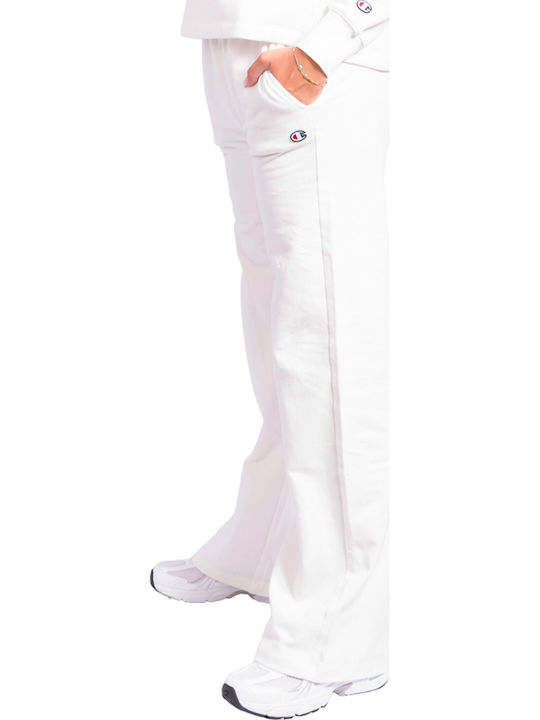 Pantaloni de Trening cu pantaloni evazati Alb