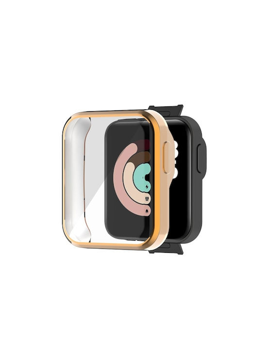 κάλυψη Θήκη Σιλικόνης σε Χρυσό χρώμα για το Mi Watch Lite κάλυψη Θήκη Σιλικόνης σε Χρυσό χρώμα για το Mi Watch Lite