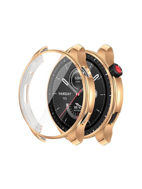 Θήκη Σιλικόνης σε Χρυσό χρώμα για το Amazfit GTR 4