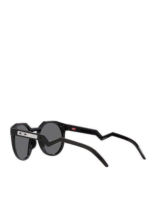 Oakley HSTN Men's Sunglasses with Black Plastic Frame and Black Lens OO9242-01