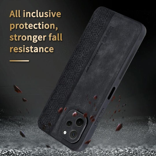 3D Embossed Umschlag Rückseite Kunststoff Lila (Huawei Nova Y61)