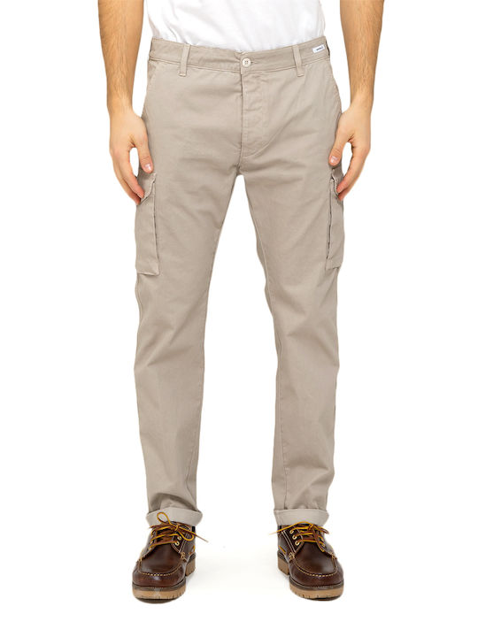 Uniform Jeans ARI Men's Trousers Cargo in Slim Fit Beige