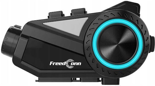 FreedConn R3 Single Motorcycle Communication for Helmet with Bluetooth & Camera
