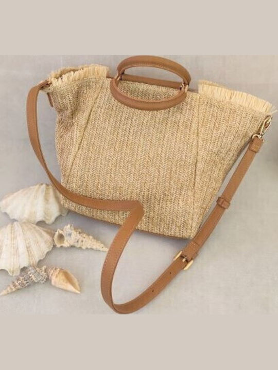 Straw Women's Bag Tote Handbag Beige