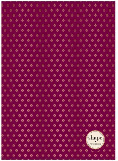 Shape Notebooks Спирал Тетрадка На райета A4 60 Листа Shape 1бр (Различни дизайни/цветове)
