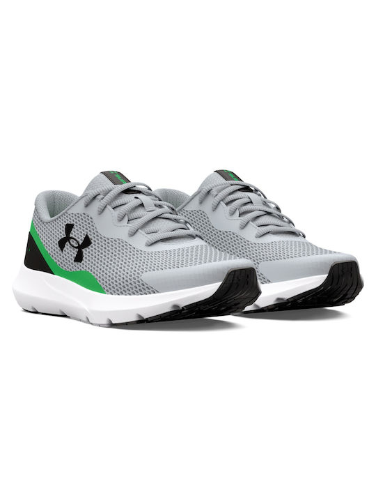 Under Armour Αθλητικά Παιδικά Παπούτσια Running Surge 3 Γκρι