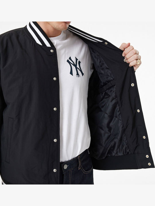New York Yankees College Winter Jacket Black