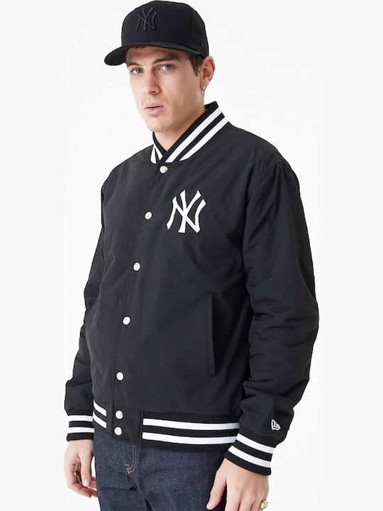 New York Yankees College Winter Jacket Black