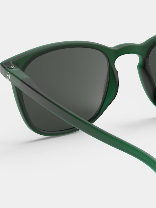 Izipizi Unisex Sunglasses with Green Plastic Frame and Polarized Lens