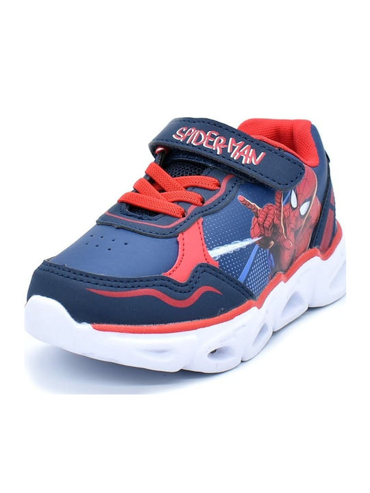 Kids Sneakers with Scratch & Lights Blue