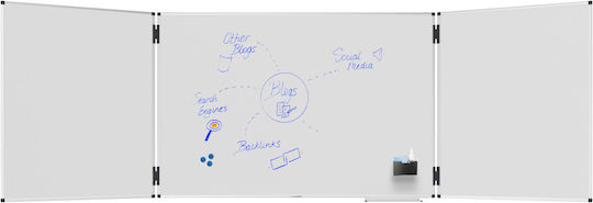 Legamaster Magnetic Hanging Dry Erase Board 100x300cm