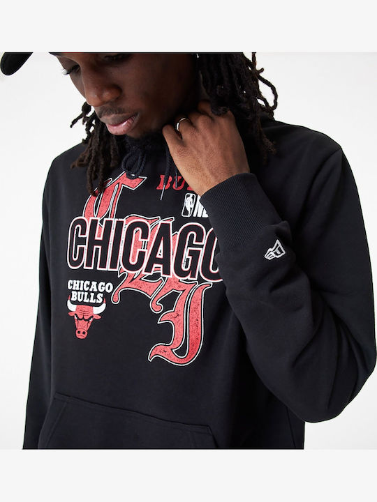 Chicago Bulls Nba Ζακέτα με Κουκούλα Black