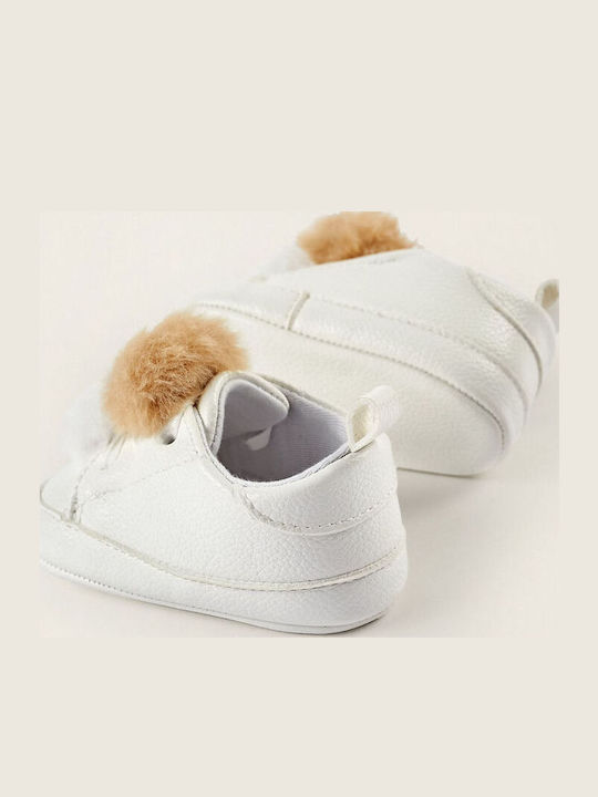 Zippy Βρεφικά Sneakers Αγκαλιάς Λευκά