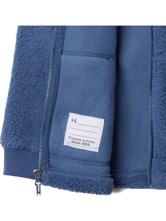 Cardigan pentru copii Fleece Albastru Rugged Ridge Sherpa Full