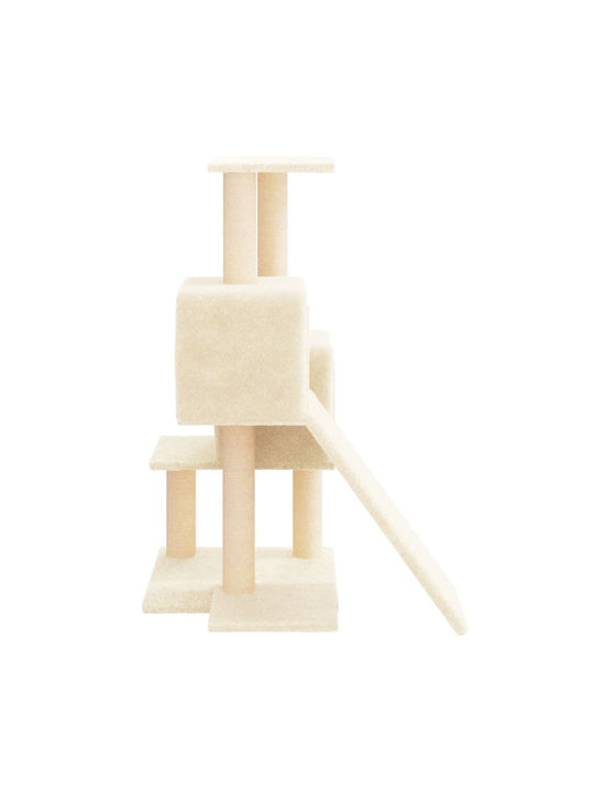vidaXL Scratching Post Cat Trees Beige 4 levels 61x55x82cm