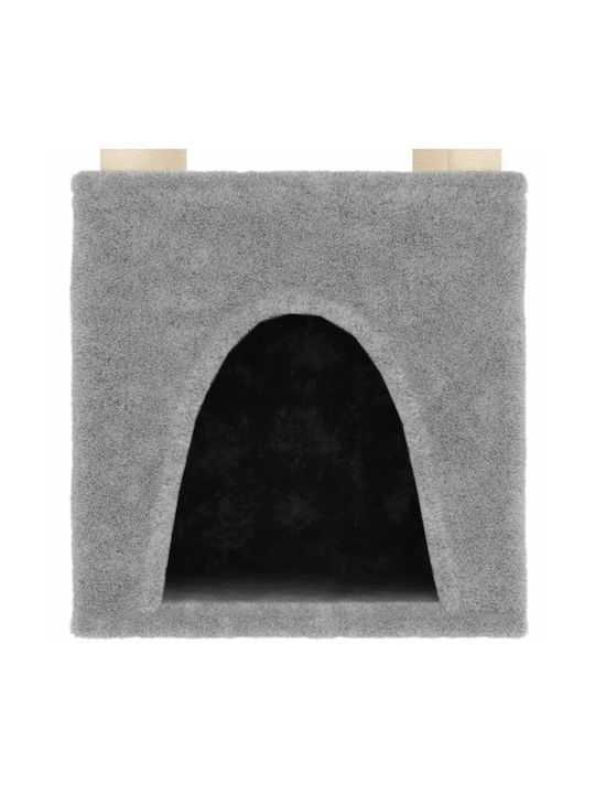 vidaXL Scratching Post Cat Trees Gray 4 levels 97x74.5x147cm