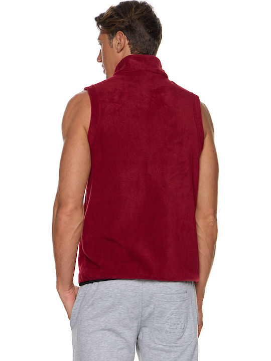 Мъжка Жилетка Fleece Бордо