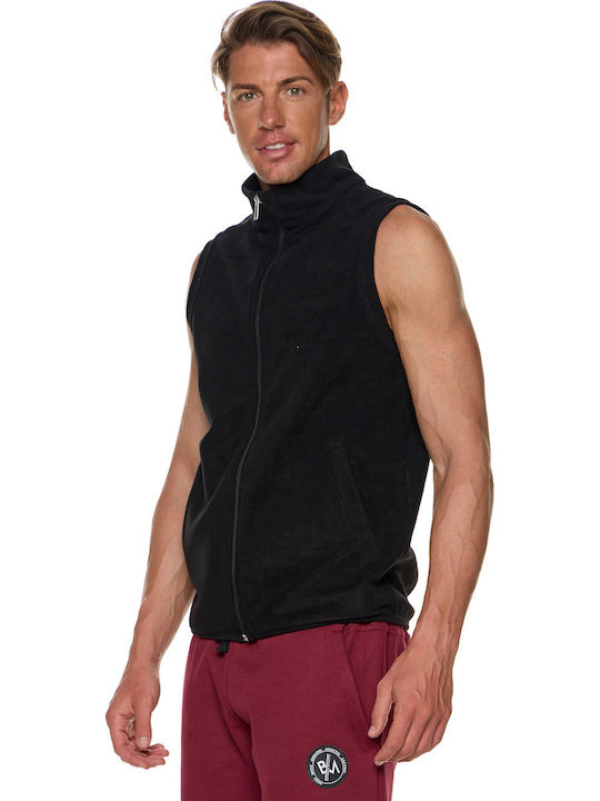 Ανδρική Ζακέτα Fleece Μαύρη