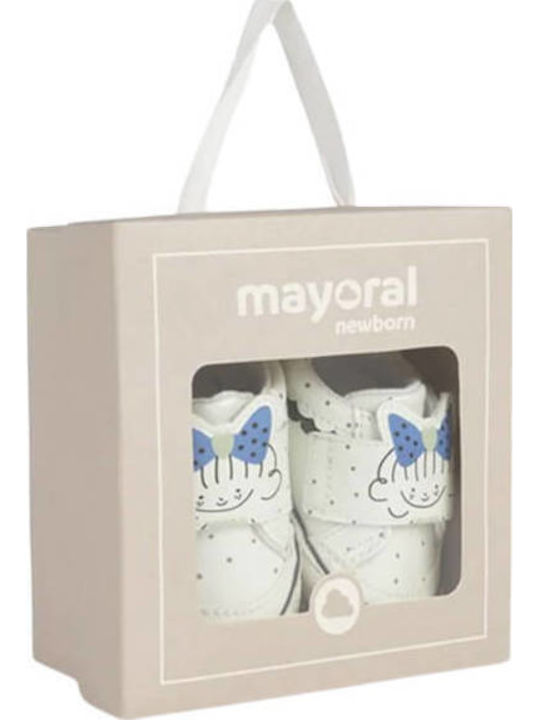 Mayoral Adidași pentru bebeluși Albe