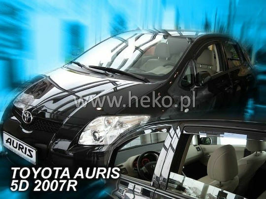 Heko Set of Windbreakers Front Car Dark Fime for Toyota Auris I 5D 2007-2012 2pcs