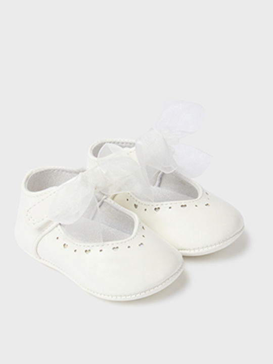 Mayoral Baby Ballerinas White
