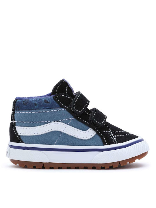Vans Kids Sneakers High SK8 with Scratch Blue