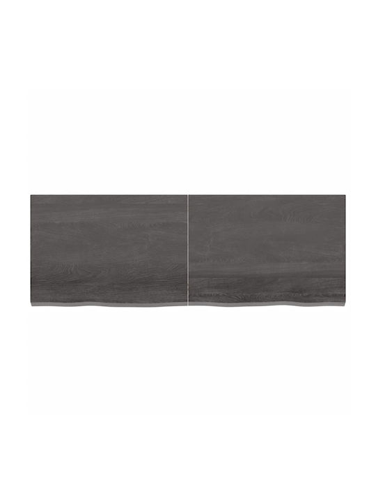 Grey Wall Shelf 140x50x4cm