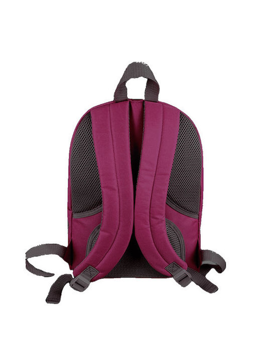 +Efo Duo Schulranzen Rucksack Junior High-High School mit Flaschenhalter Blau 30lt 31 x 20 x 41cm