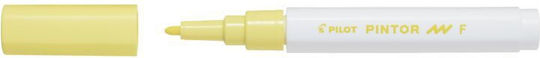 Pilot Pintor F Marker Permanent 2.8mm Yellow Pastel