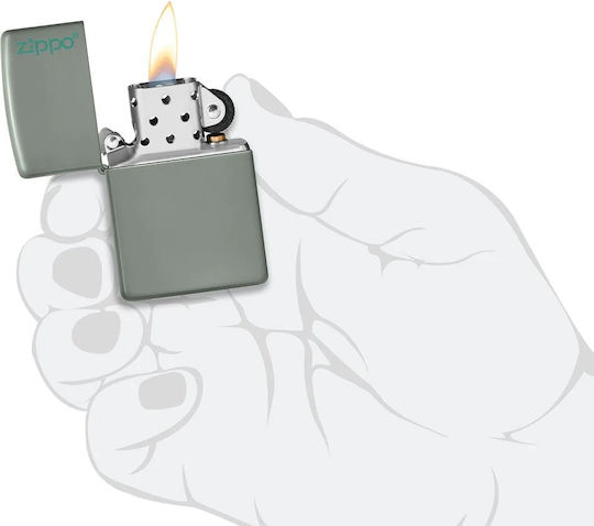 Zippo Brichetă Flacără Sage Verde Mat