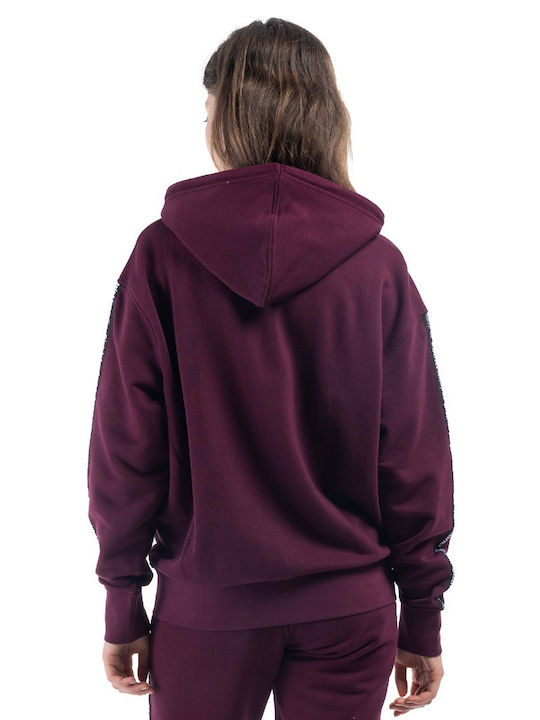 District75 Women's Sweatshirt Burgundy