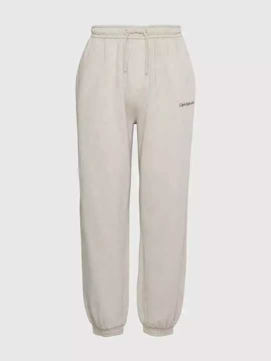 Pantaloni de Trening cu elastic Ecru