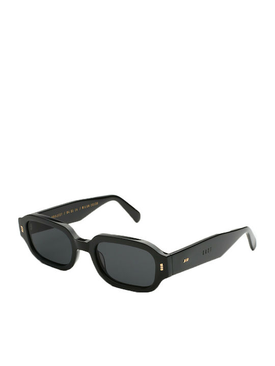 Gast Dear Friday Unisex Sunglasses with Black Plastic Frame and Black Lens DF01