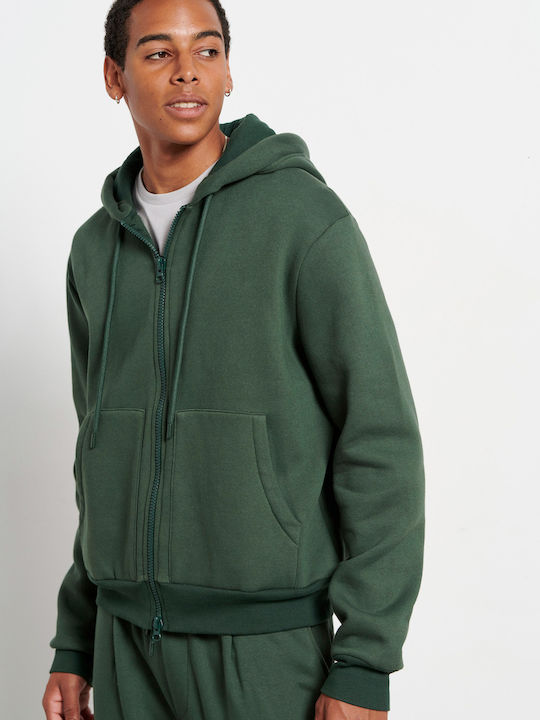 Cardigan With Hood Green