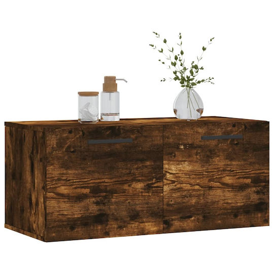 vidaXL Badezimmerschrank B80xT36.5xH35cm Eiche