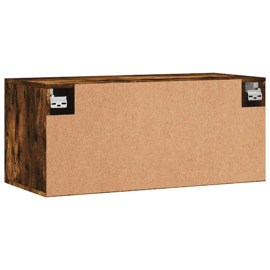 vidaXL Badezimmerschrank B80xT36.5xH35cm Eiche