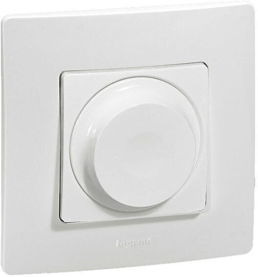 Legrand Niloe Recessed LED Front Dimmer Switch Rotary 300W White