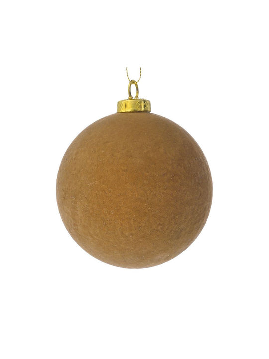 Iliadis Christmas Plastic Ball Ornament Brown 12pcs