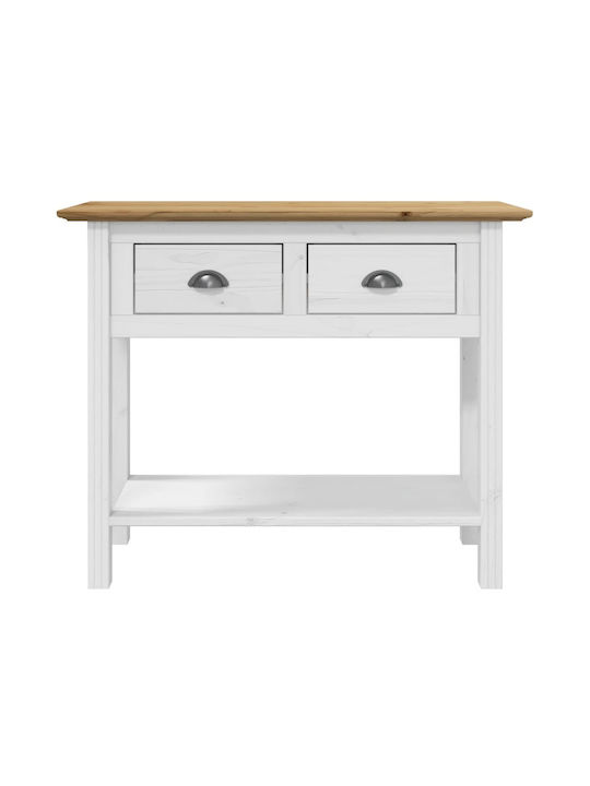 Solid Wood Console Table L90xW34.5xH73cm