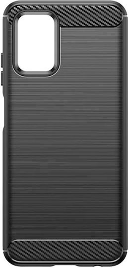 Techsuit Carbon Umschlag Rückseite Silikon Schwarz (Nokia G42)