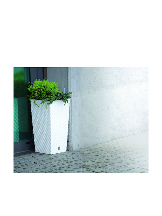 Prosperplast DRTS170 Κασπώ Rattan Γκρι με Βάση 17x17x32.5εκ.