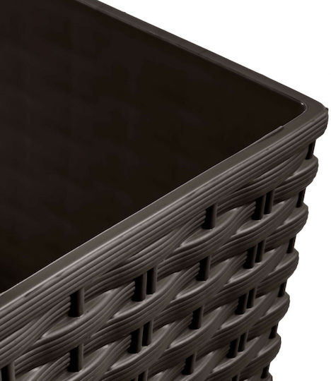 Prosperplast DRTS300 Κασπώ Rattan Καφέ 29x29x55εκ.