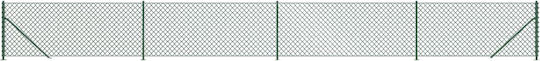 vidaXL Wire Fencing with PVC Coating Green 1x10m