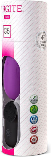 Virgite Vibrator Egg 8cm Purple