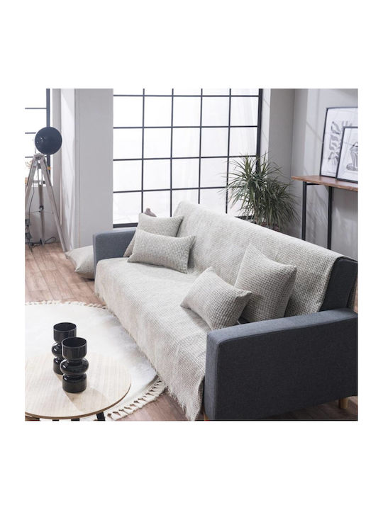 Teoran Brooklin Ριχτάρι Πολυθρόνας Chenille 150x180εκ. 07 52013980