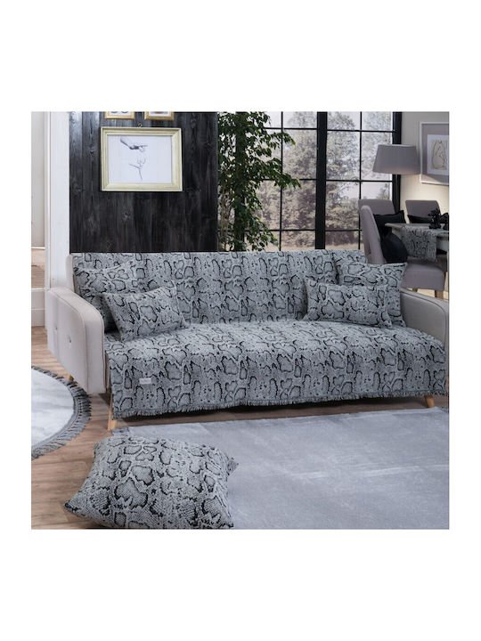 Teoran Three-Seater Sofa Throw Malibu 180x300cm 11